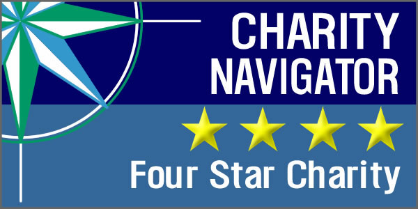 Charity Navigator: 4 star charity