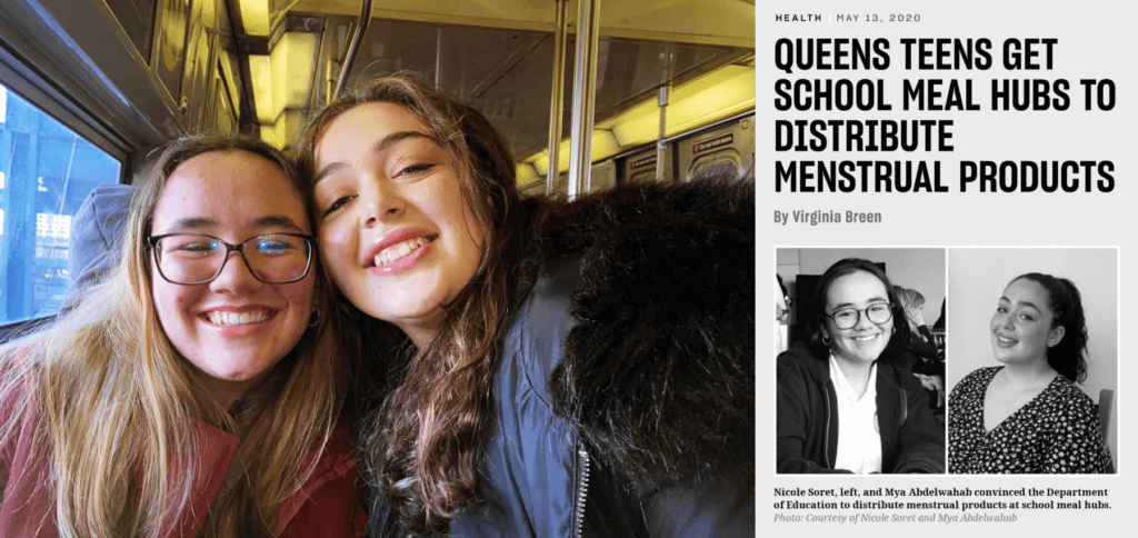 girls smiling on article