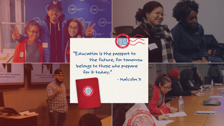 A collage of images from FSS. There are pics of attendees participating in workshops and taking pics with their friends.