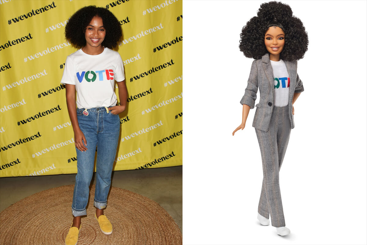 1200px x 800px - Former (Em)Power Breakfast Honoree, Yara Shahidi, Represented as a Barbie  doll - SL Network