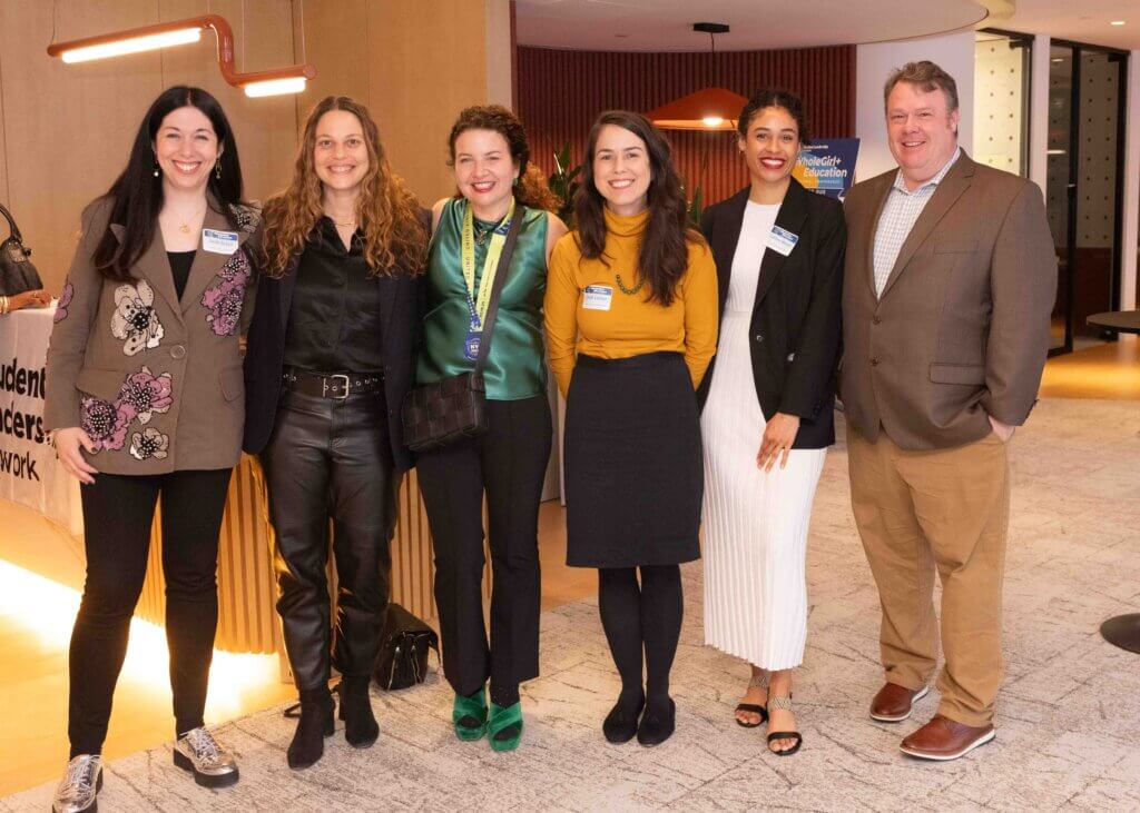 Girls'+ Education team and Riley's Way Foundation at the WholeGirl+ conference reception