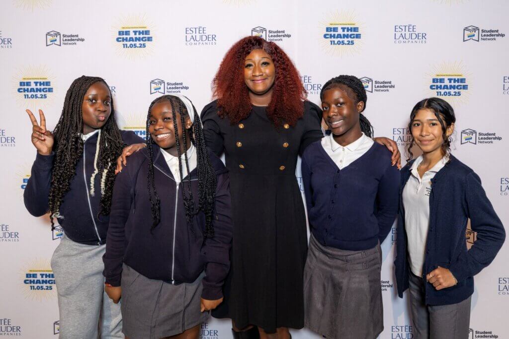 TYWLS Staten Island students and principal pose for group photo